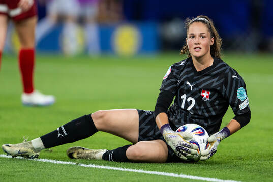Goalkeeper Livia Peng of Switzerland
