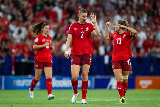 Julia Stierli and Lia Wälti of Switzerland