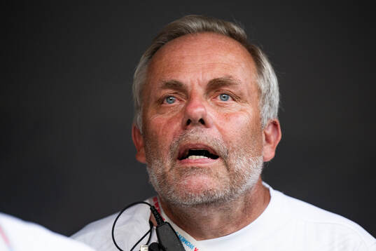 Assistant coach Anders Johansson of Switzerland