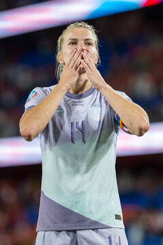 Ada Hegerberg of Norway celebrates