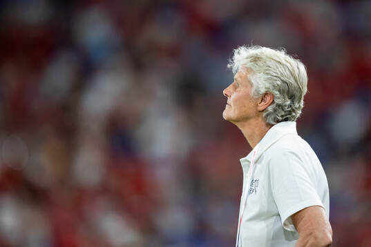 Head coach Pia Sundhage of Switzerland