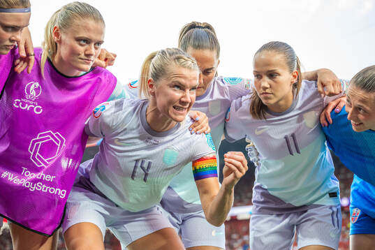 Mathilde Harviken, Ada Hegerberg, Guro Reiten, goalkeeper