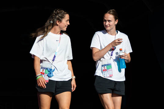Tuva Hansen and Caroline Graham Hansen of Norway