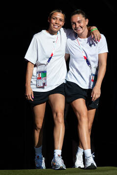 Celin Bizet Dønnum and Vilde Bøe Risa of Norway