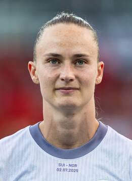 Caroline Graham Hansen of Norway line up