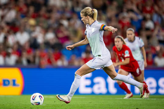 Ada Hegerberg of Norway takes a penalty kick