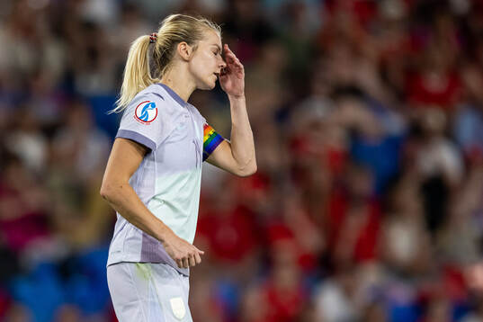 Ada Hegerberg of Norway looks dejected