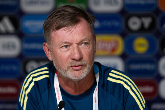 Head coach Peter Gerhardsson of the Swedish women's