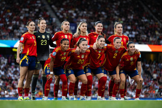 The starting eleven of Spain