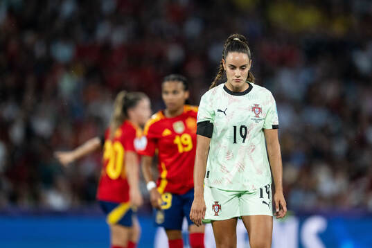 Diana Gomes of Portugal looks dejected