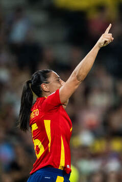 Cristina Martin-Prieto of Spain celebrates