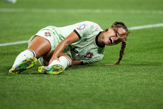 Diana Gomes of Portugal in pain