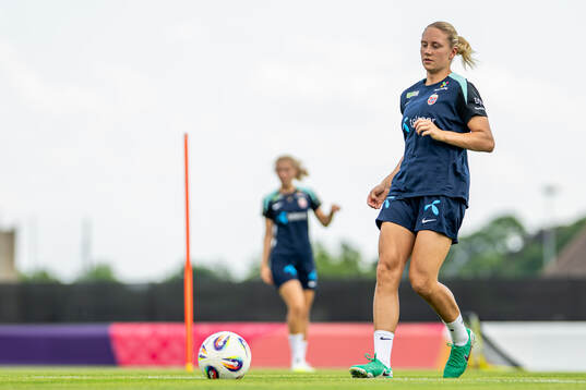 Lisa Naalsund of the Norwegian women's national football