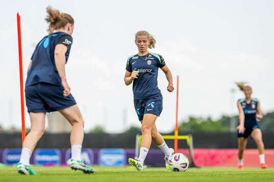 Justine Kielland of the Norwegian women's national football