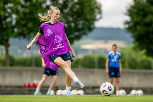 Karina Sævik of the Norwegian women's national football