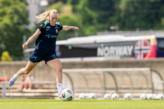 Karina Sævik of the Norwegian women's national football