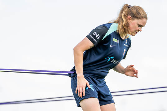 Signe Gaupset of the Norwegian women's national football