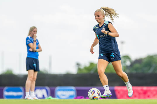 Emilie Woldvik of the Norwegian women's national football