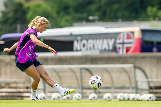 Justine Kielland of the Norwegian women's national football