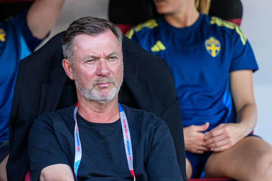 Head coach Peter Gerhardsson of Sweden