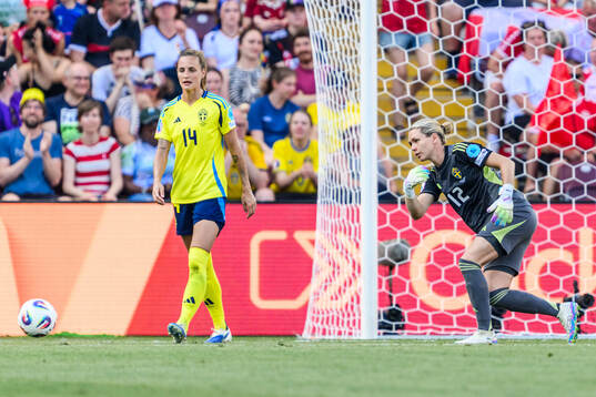 Nathalie Björn and Kathrine Kuhl of Denmark