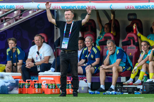 Head coach Peter Gerhardsson of Sweden