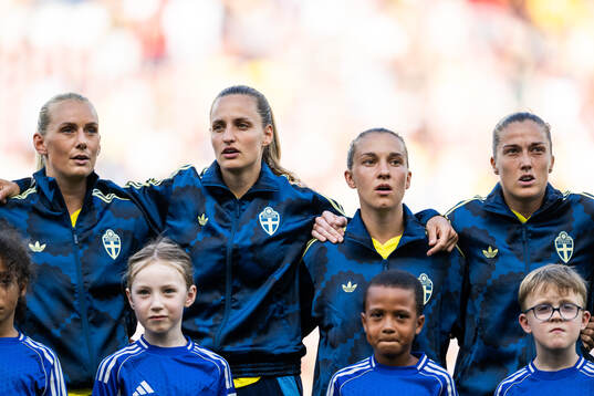 Stina Blackstenius, Nathalie Björn, Julia Zigiotti Olme,