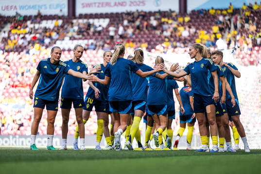 Magdalena Eriksson, Ellen Wangerheim, Sofia Jakobsson and