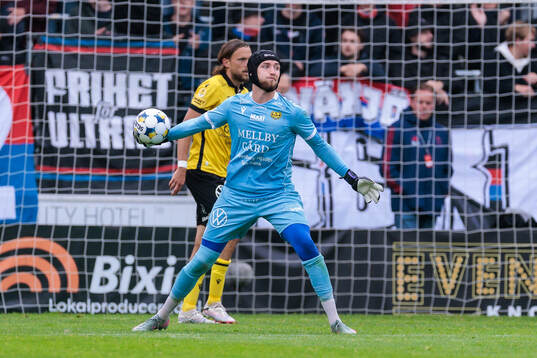 Mjällbys målvakt Noel Törnqvist