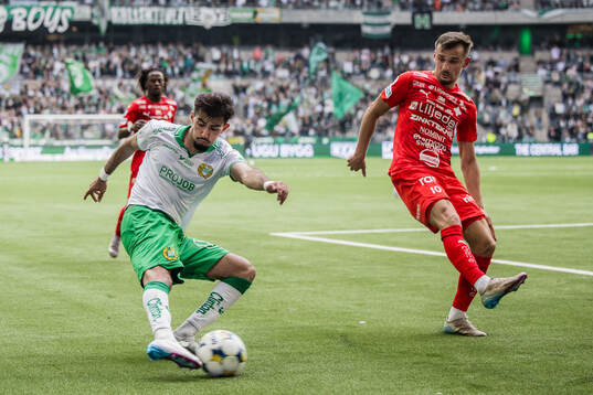Hammarbys Montader Madjed och Värnamos Ajdin Zeljkovic