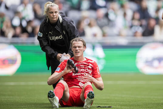 Värnamos Hugo Andersson har ont