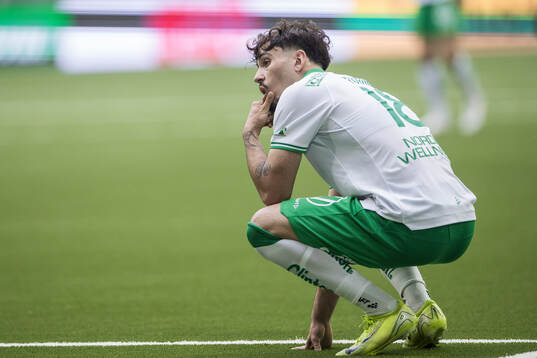 Hammarbys Sebastian Tounekti deppar