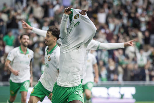 Hammarbys Moise Elohim Victoire Kabore jublar