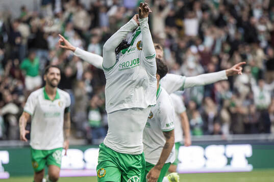 Hammarbys Moise Elohim Victoire Kabore jublar