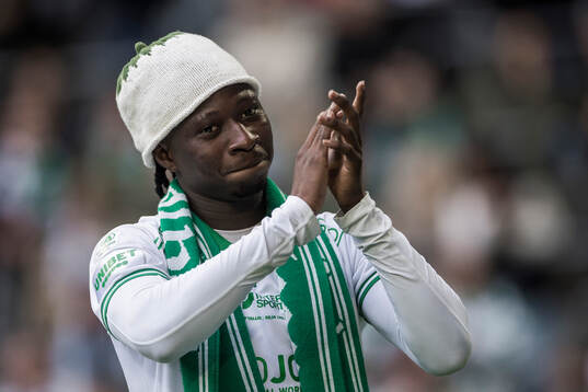 Hammarbys Moise Elohim Victoire Kabore jublar