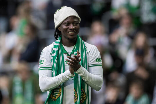 Hammarbys Moise Elohim Victoire Kabore jublar