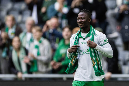 Hammarbys Moise Elohim Victoire Kabore jublar