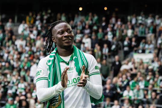 Hammarbys Moise Elohim Victoire Kabore jublar