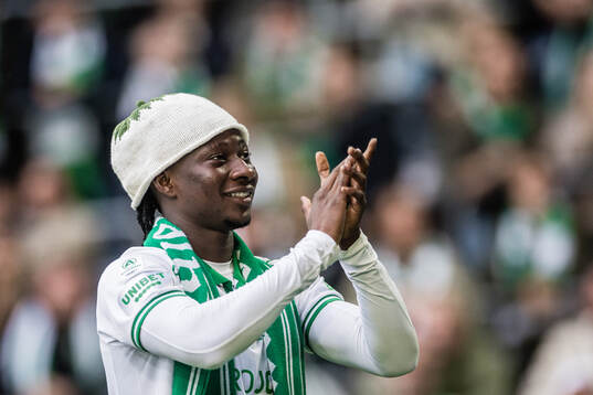 Hammarbys Moise Elohim Victoire Kabore jublar