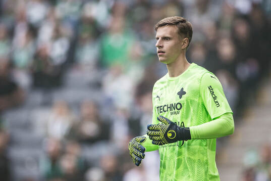 Värnamos målvakt Hugo Keto