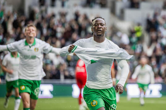 Hammarbys Moise Elohim Victoire Kabore jublar