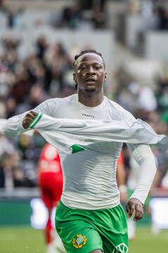 Hammarbys Moise Elohim Victoire Kabore jublar
