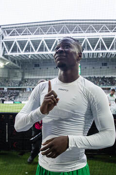 Hammarbys Moise Elohim Victoire Kabore jublar