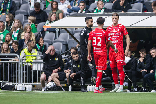 Värnamos Kenan Bilalovic och Hugo Andersson