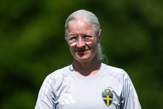 Assistant coach Victoria Sandell of the Swedish women's