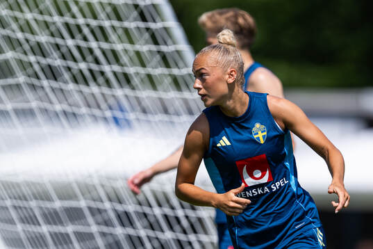 Hanna Bennison of the Swedish women's national football