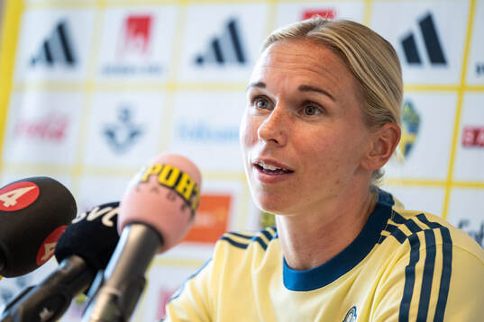 Jonna Andersson of the Swedish women's national football