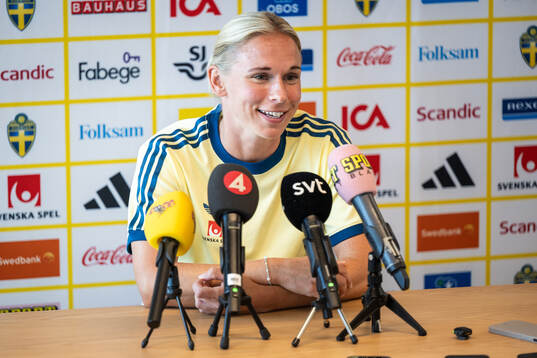 Jonna Andersson of the Swedish women's national football