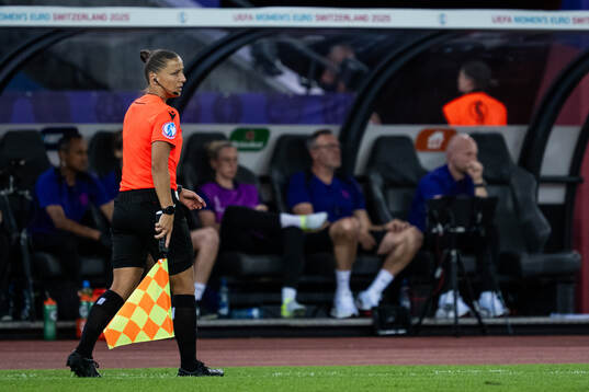 Assistant referee Almira Spahic
