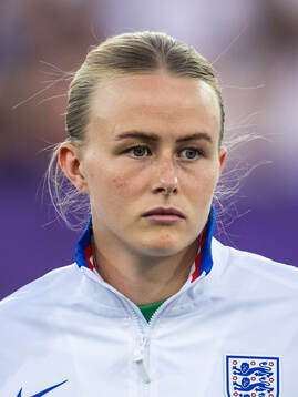 Goalkeeper Hannah Hampton of England